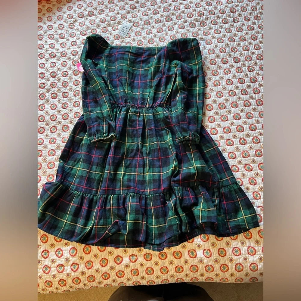 NWT The Children’s Place Mom & Me Matching Plaid Midi Dress size XL / 14 girl’s
